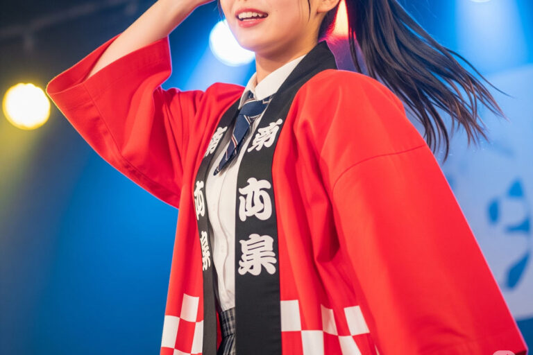 【製作事例】女性アイドルグループ「オリジナル法被（ハッピ）」